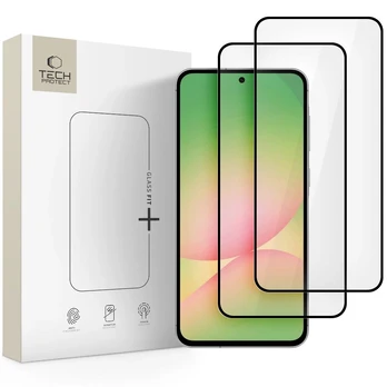 TECH-PROTECT GLASS FIT+ 2-PACK GALAXY A36 | A56 5G Juodas TEMPERED GLASS