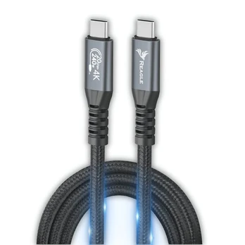 Kabelis 3m USB-C - USB-C, PD240W, USB 3.2 Gen 2, 20 Gbps