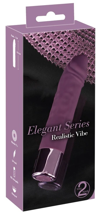 Elegant Series Realistic Vibe Mini vibratorius