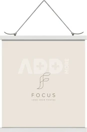Focus Poster Hanger Magnetic White 71cm