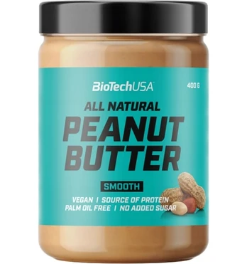 BioTech Peanut Butter, Smooth, 400 g
