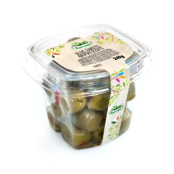 Alyvuogės įdarytos paprikomis FARCITE AROMATIZZATE