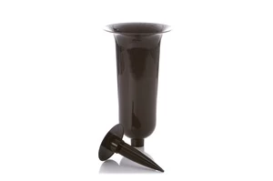Vaza Form Plastic Dama 1071, 37 cm, juoda