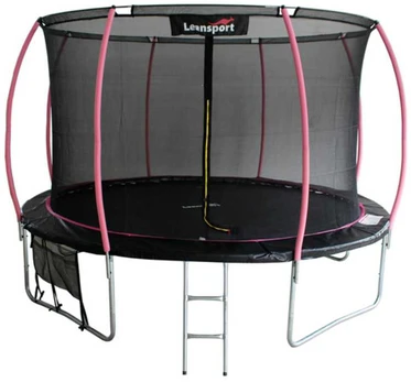 Batutas Lean Sport Max, 487 cm, juodas/rožinis, 16 pėdų