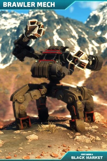 Just Cause 4 Brawler Mech DLC