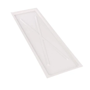 Baltas padėklas, 75x22,5 cm
