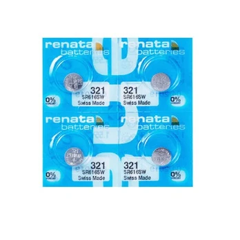 RENATA elementai 321 SR616SW, SILVER OXIDE, 4 vnt