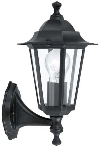 EGLO LATERNA 4 outdoor upward facing wall light - Juodas