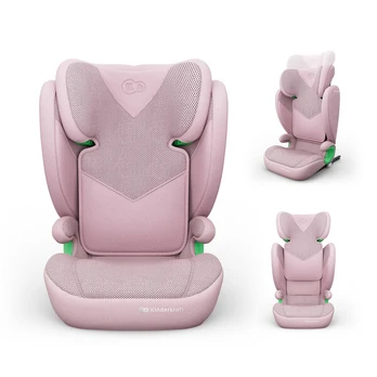 Automobilinė kėdutė Kinderkraft Junior Fix 2 Plus, Pink, 100-150 cm