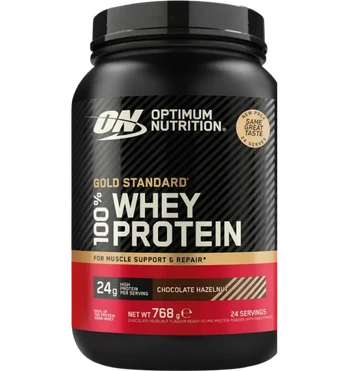 Optimum Nutrition 100% Whey Gold Standard, Chocolate Hazelnut, 768 g