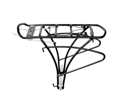 Dviračio bagažinė, reguliuojama 24"-28" (aliuminė/juoda)