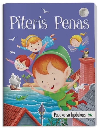 KNYGA Pasaka su lipdukais. Piteris Penas