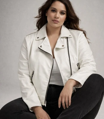 Klasikinė RAMONESKA moteriška PLUS SIZE striukė AGRAFKA