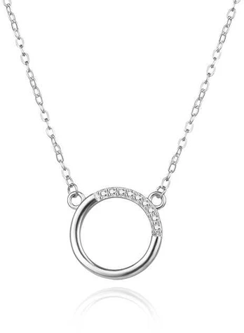 Agato Stylish sidabrinis necklace Ring AGS1549/47