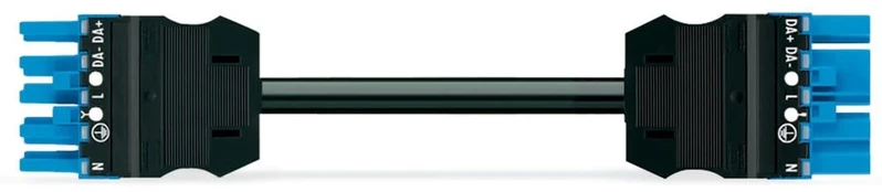 WAGO Mellemkabel 3 Meter Halogenfri Eca Hun/Han 5P I 5G 2,5 mm² blå