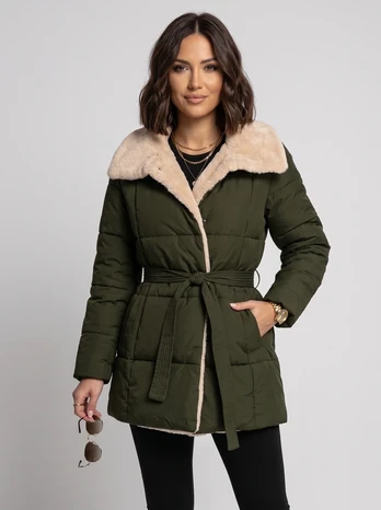 Moteriška chaki spalvos striukė Loyal