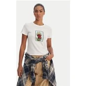 RVCA Marškinėliai 23B353502 Balta Regular Fit