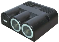 Procar By Paroli Strømudtag med 2+USB 20A (USB 3A) til skruemontering kaina