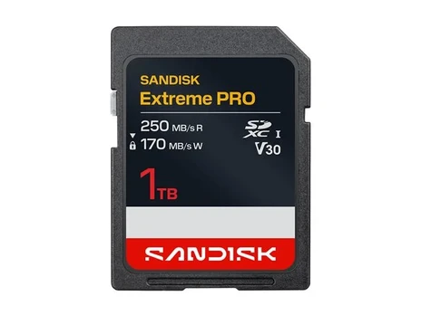 "Card Extreme Pro SD UHS-I 1TB SD 250MB/s"