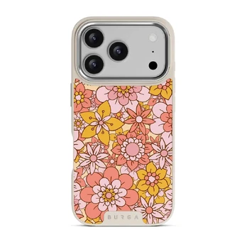 Garden Brunch - Floral iPhone 17 Pro Case, Elite Light (MagSafe) / Silver