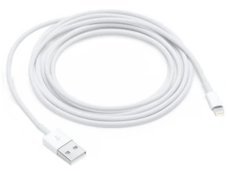 Laidas Mocco Lightning, USB/Apple Lightning, 100 cm, balta sp.