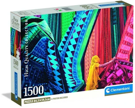 Clementoni CLE puzzle 1500 Compact Fluttering tissues 31740