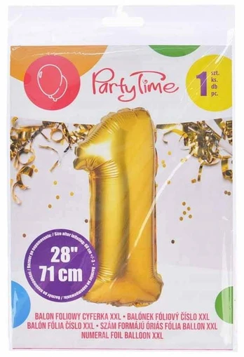 Folinis balionas skaičius Arpex Nr. 1, aukso sp.