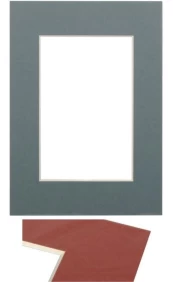 Passepartout 15x21, bluish kaina