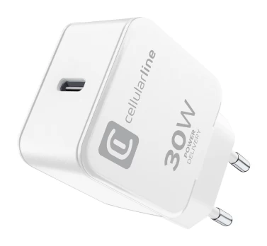Adapteris CELLULARLINE The One Power Delivery 30W, balta