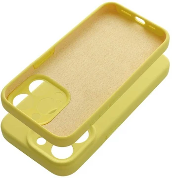 Dėklas Oem Case SILICONE 2mm for IPHONE 17 Air lemon