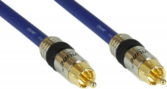 Kabelis InLine RCA (Cinch) -RCA (Cinch) 5m mėlyna (89805P)
