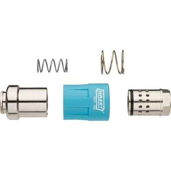 Hazet safety coupling 9000-060, 1/4" (blue, for compressed air hose)