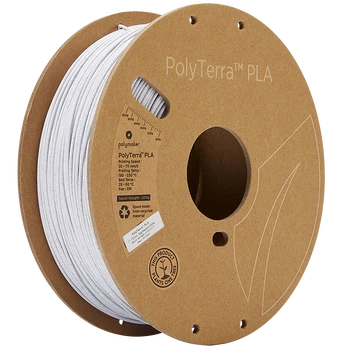Polymaker PolyTerra PLA - 1kg - 1.75mm - Marble Baltas