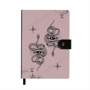 Gemini - Notebook, A5 (14.8 x 21cm) / Lined / Pink