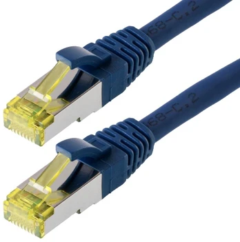 Verschiedene Helos patch cable S/FTP Cat 6a mėlyna 20,0m
