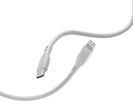 Kabelis USB Cellular Line Lightning - USB-C 1.2 m Pilka (USBDATASOFTC2LMFID)