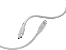 Kabelis USB Cellular Line Lightning - USB-C 1.2 m Pilka (USBDATASOFTC2LMFID) kaina