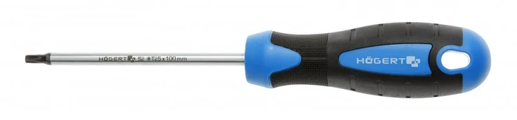 Atsuktuvas Torx T27, 100 mm, S2 plienas