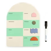 Magnetic Memo Board Green kaina