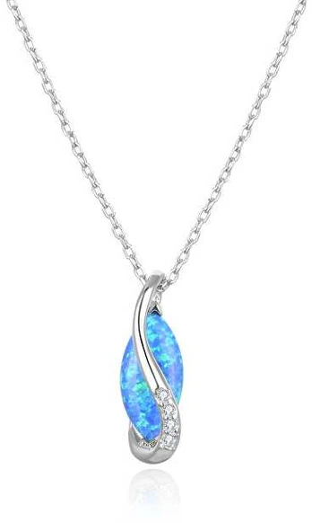 Beneto Sidabrinis pakabukas with synthetic opal AGS1324 / 47