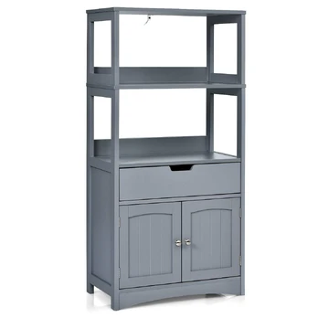 Bonideco Select Vonios spintelė 32,5x60x122cm., pilkos spalvos