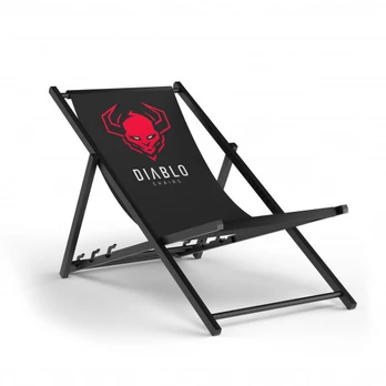 DIABLO CHAIRS Sunbed, black
