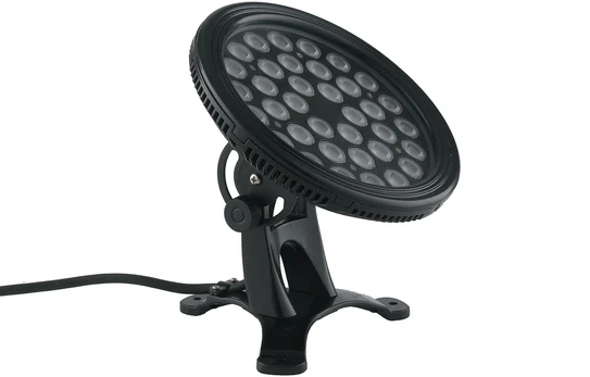 36x1W LED baseino prožektorius NEPTUNE, juodas, RGB, IP68