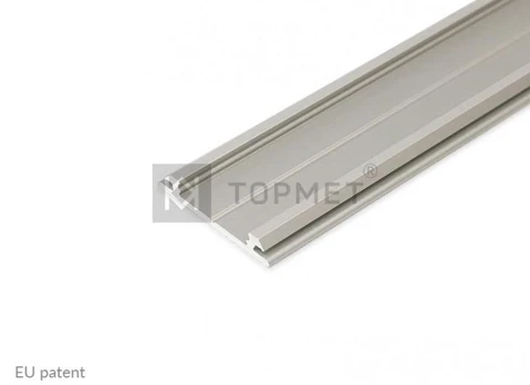 LED juostos profilis ARC12 CD/U5, anoduotas aliuminis, 2m