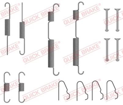 QUICK BRAKE QB105-0054 Brake shoe fitting kit