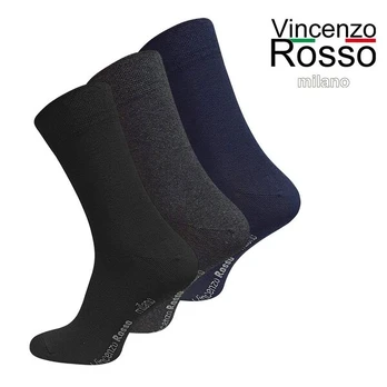 Kojinės vyrams Vincenzo Rosso®, įvairių spalvų, 6 poros