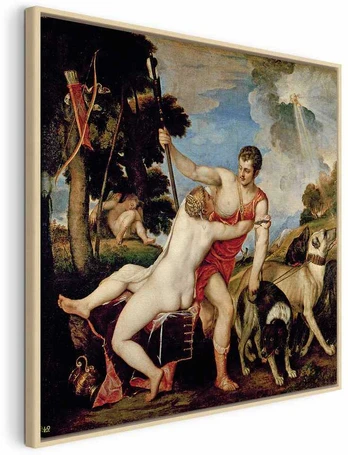 Artgeist Paveikslas - Titian – Venus and Adonis