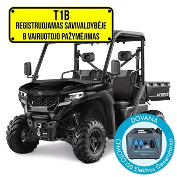 CFMOTO UFORCE 600 EPS Bagis T1b (mini traktorius) Nebula black