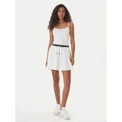 Tommy Jeans Mini sijonas DW0DW22299 Balta Regular Fit