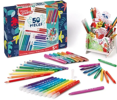 Piešimo reikmenų rinkinys MAPED Creativ, 50 vnt.